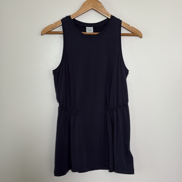 Athleta Air Out Cinch Tank Top Sleeveless Lightweight Black Size S - Picture 3 of 13